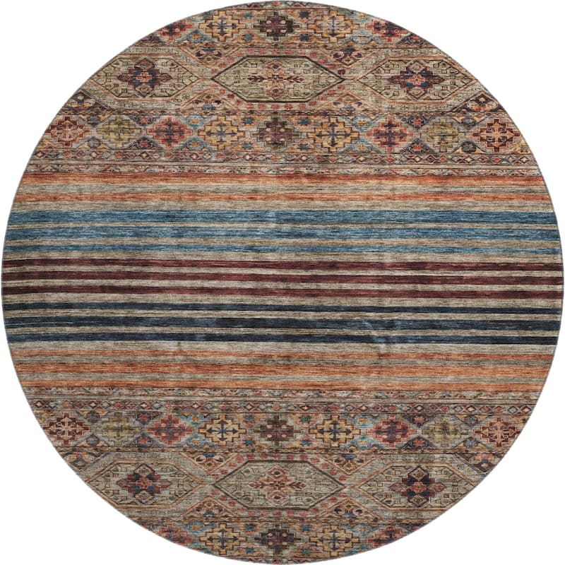 Premium Washable Super Soft Boho Stripes Mayfield Rug