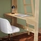 preview thumbnail 27 of 27, Max and Lily Mid-Century Modern Twin Loft Bed with Desk and Bookshelf
