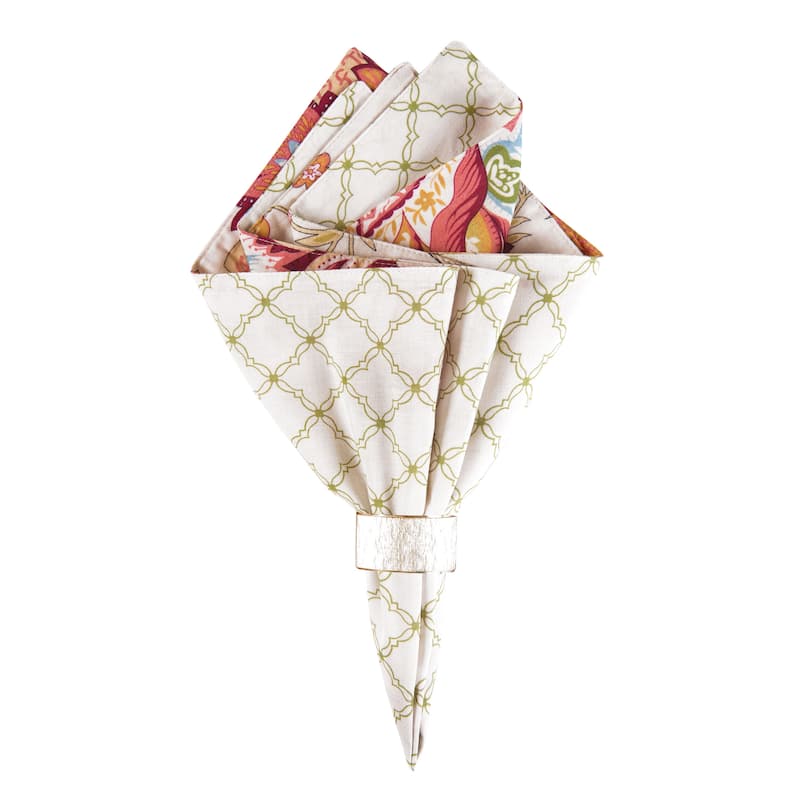 Bethany Cotton Reversible Napkin Set of 6 - Set of 6