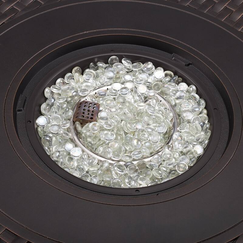 Hendricks Aluminum 34" Round LPG Fire Pit