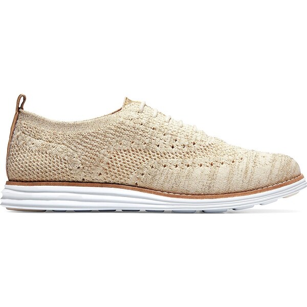 cole haan metallic oxfords