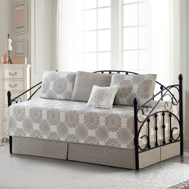 Serenta 6 Piece Cotton Blend Daybed Bedspread Coverlet Set - 75" x 39"