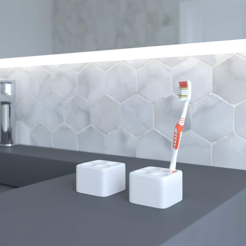 Quick Drying Diatomite Stone Toothbrush Holder - N/A