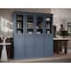 Option Antique Blue - 4 Clear Glass-4 Solid