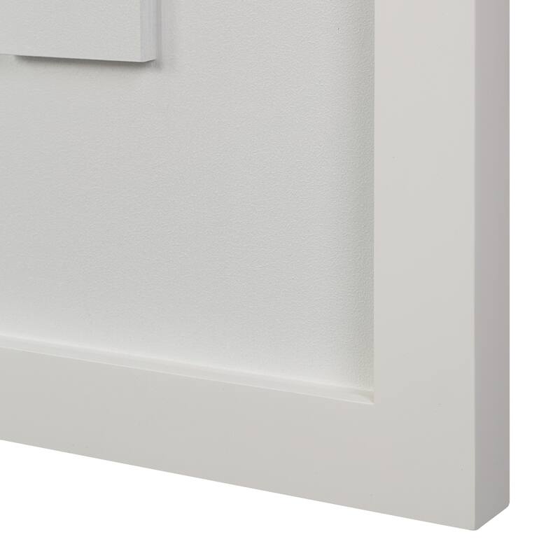 Renwil Ispra 19" Wide Wall Decor, Matte White