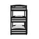 preview thumbnail 20 of 18, Avenue Greene Nola Triple Twin Wood Bunk Bed