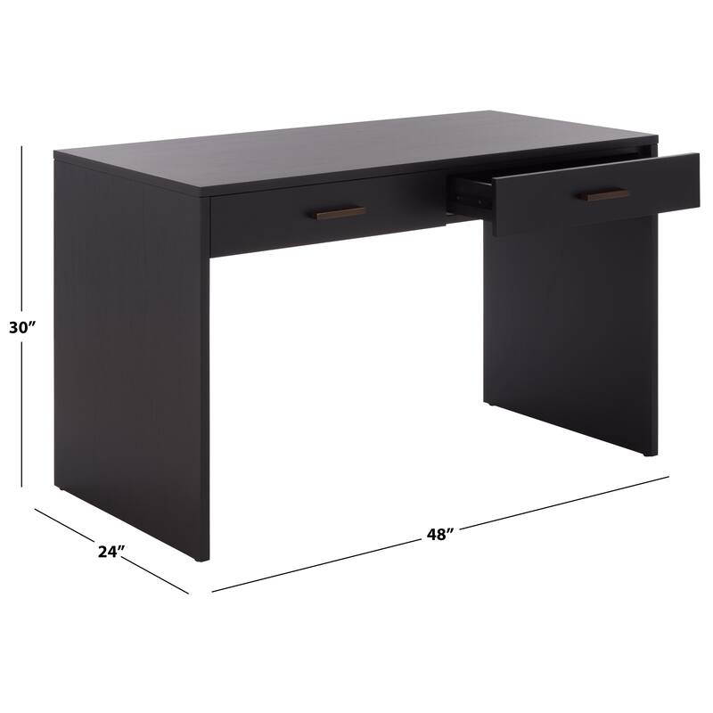 SAFAVIEH Couture Jessey 2-Drawer Wood Desk