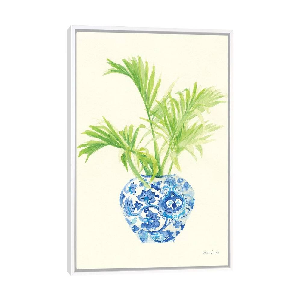 iCanvas "Palm Chinoiserie II" by Danhui Nai Framed Canvas Print
