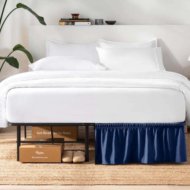 Bare Home Adjustable Wrap Around Bed Skirt