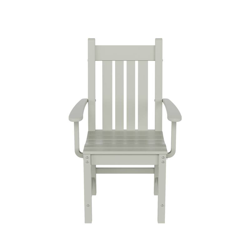 Laguna Hdpe All Weather Outdoor Patio Dining Chair With Arms