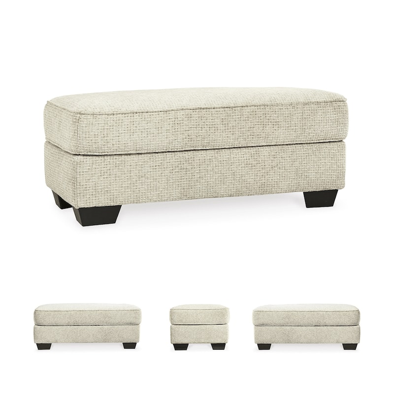 Signature Design by Ashley Monaghan Beige Ottoman