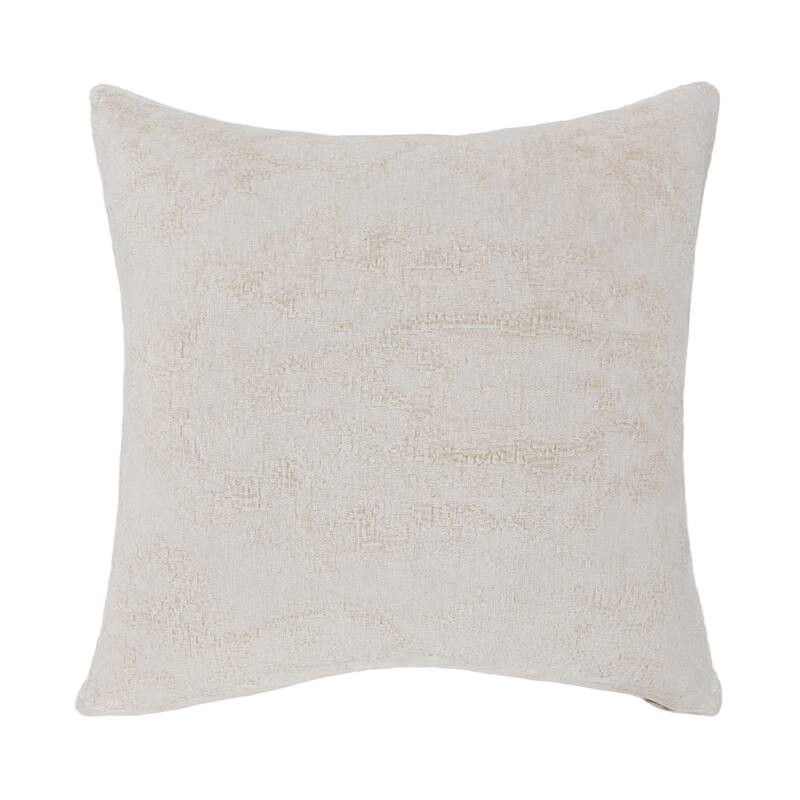 Villa by Classic Home Doolin 22" Throw Pillow - Ivory