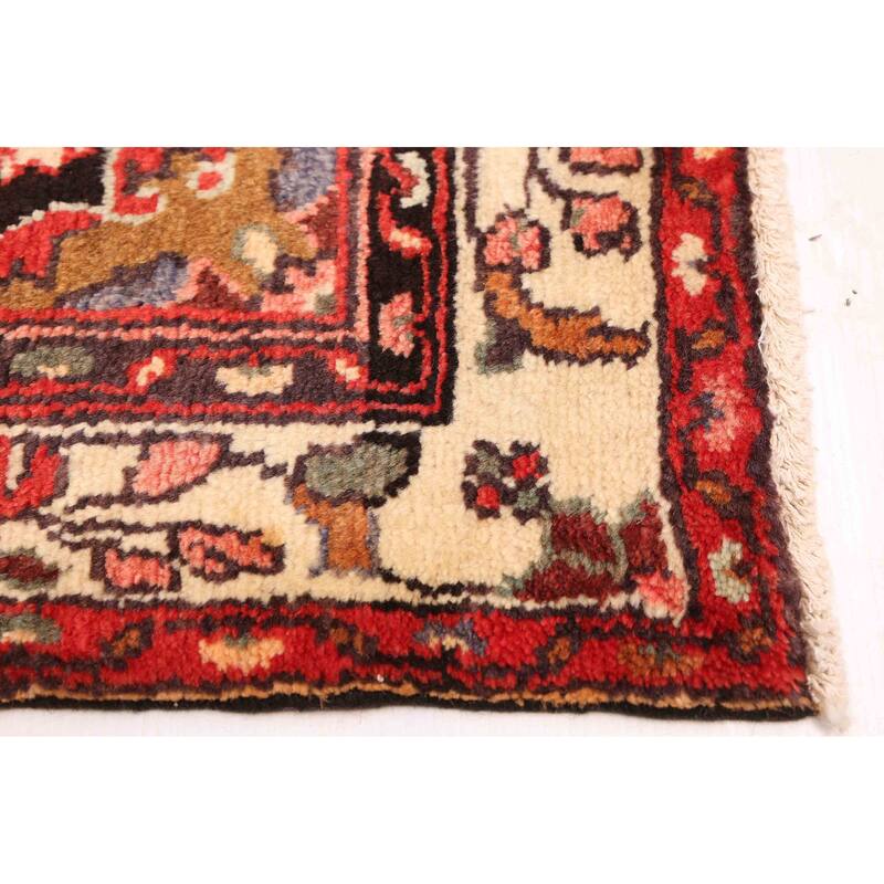 ECARPETGALLERY Hand-knotted Andelz Red Wool Rug - 2'8 x 10'2