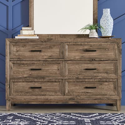 Ridgecrest Cobblestone 6 Drawer Dresser