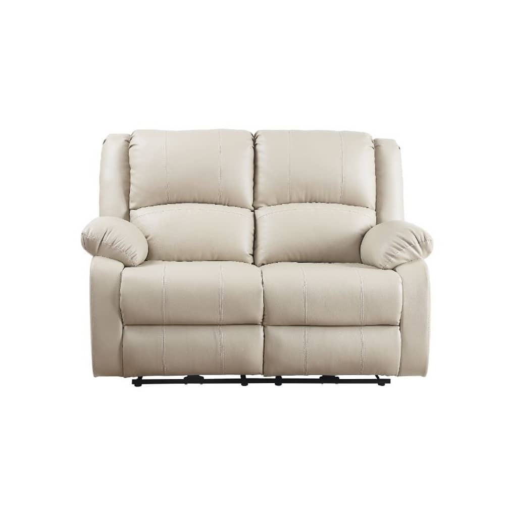 PU Upholstered Power Reclining Loveseat with USB Ports