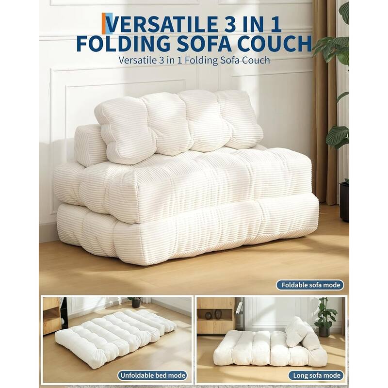 Convertible Sofa Bed, with Pillow