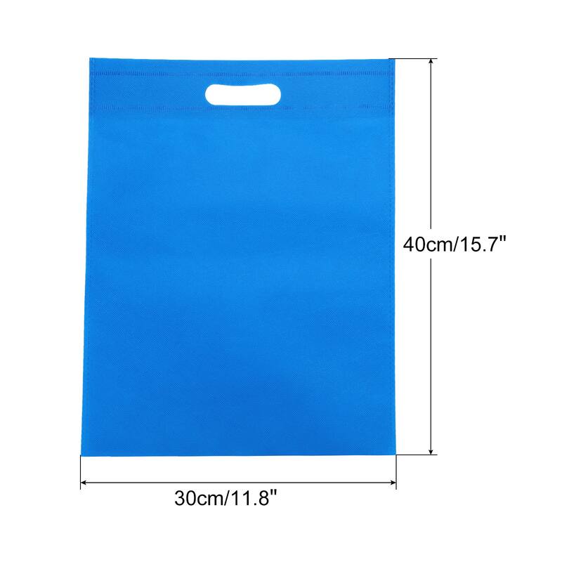 Nonwoven Tote Bags Reusable Goodie Treat Bag with Handles for Shopping
