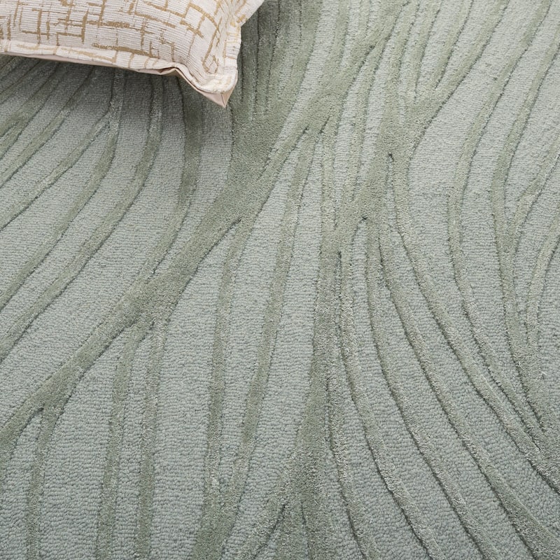 SAFAVIEH Handmade Glamour Fortunata Contemporary Wool Rug