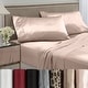 preview thumbnail 2 of 54, Martex Elegance Satin Sheet Set Silky Soft Smooth Luxury Bed Sheets Full - Rose Gold
