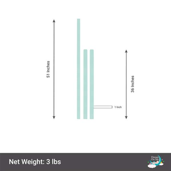 Dream On Me Ridgefield Convertible Crib Conversion Post Mint