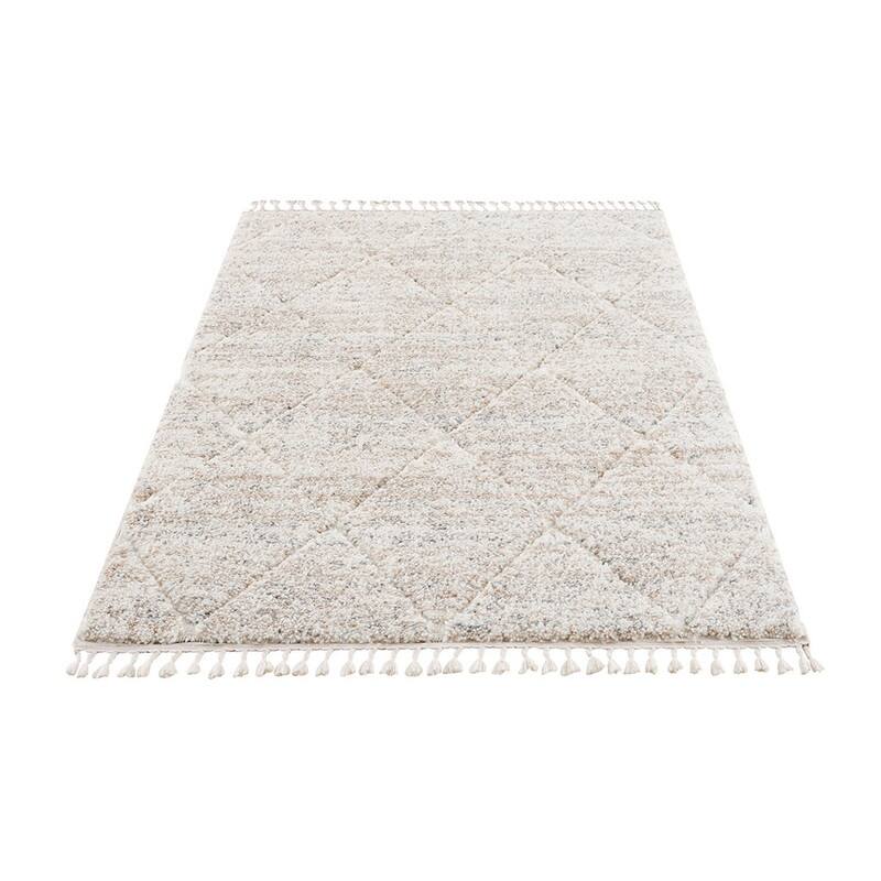 Talas Trellis Area Rug in Cream