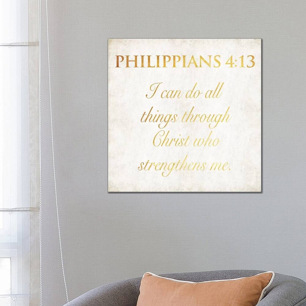 iCanvas "Philippians" by Jace Grey Canvas Print