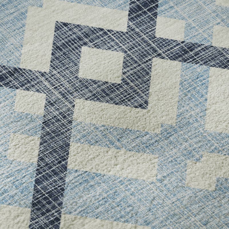 Premium Washable Super Soft Contemporary Geo Mayfield Rug