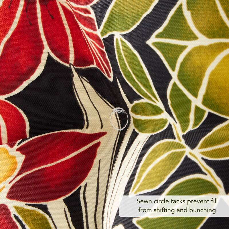 44x22-inch Aloha Floral Outdoor High-back Chair Cushion (Cushion Only)