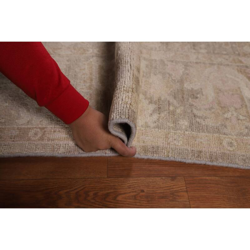 Vegetable Dye Oushak Area Rug Turkish Hand-Knotted Wool Carpet - 8'1"x 10'0"