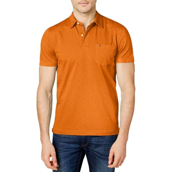 Shop Tommy Hilfiger Mens Polo Shirt Custom Fit Casual Free