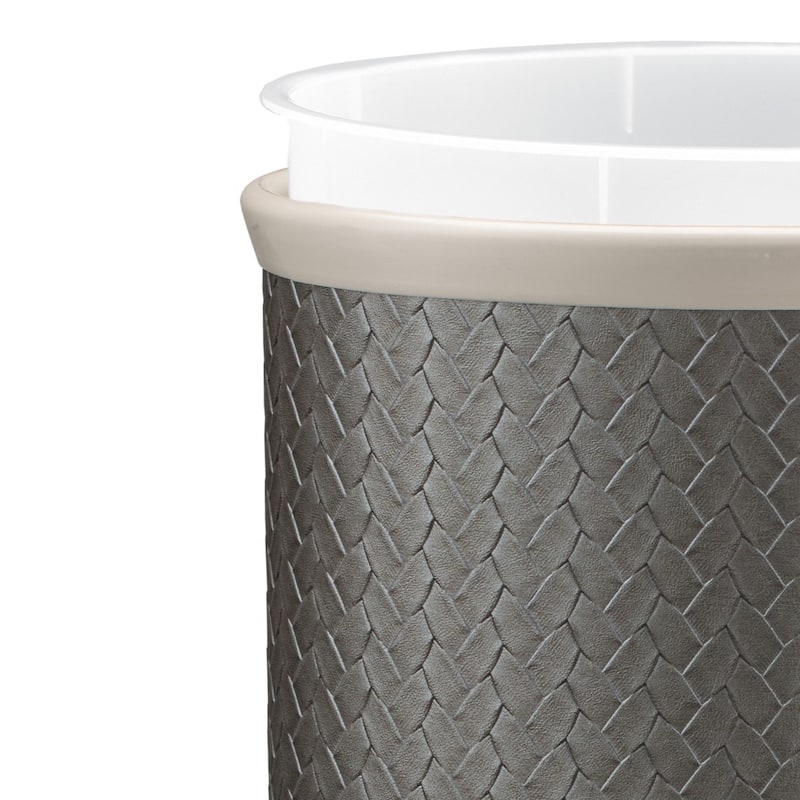 SAN REMO 13qt Oval Wastebasket with Liner (2pc Set)