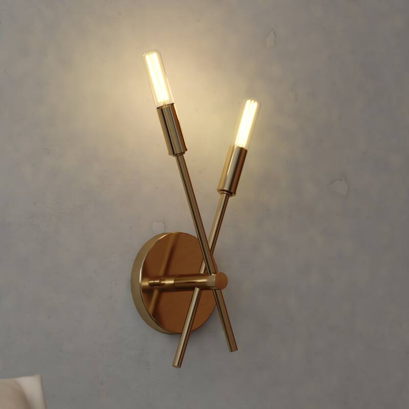 Vaxcel Lighting W0492 Warwick 2 Light 12" Tall Wall Sconce