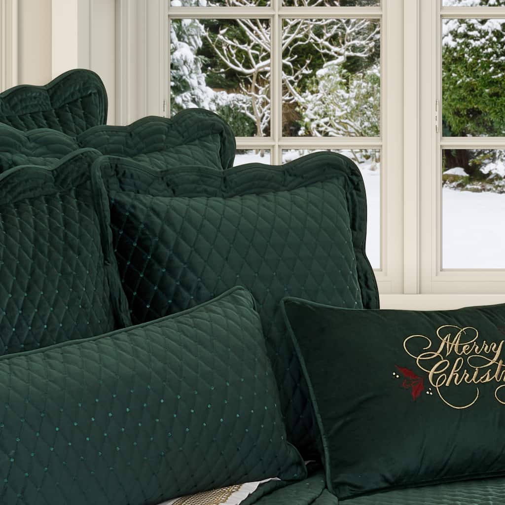 Marissa Evergreen 18 Inch Throw Pillow