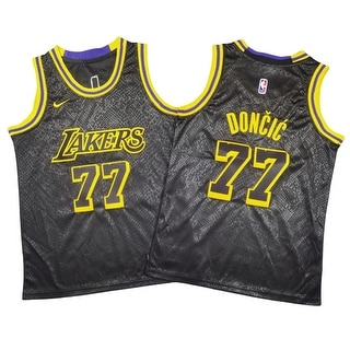 Youth Lakers Luka Doncic Black Los Angeles Mamba City Edition Vest
