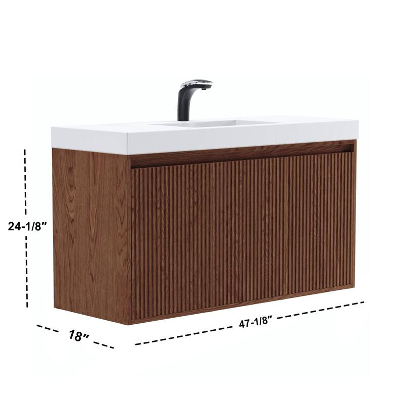 Ripple 48" Single Bathroom Vanity Set
