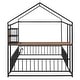 preview thumbnail 8 of 32, Metal Full Size Bed House Bed with Desk,Smart Storage and USB Ports