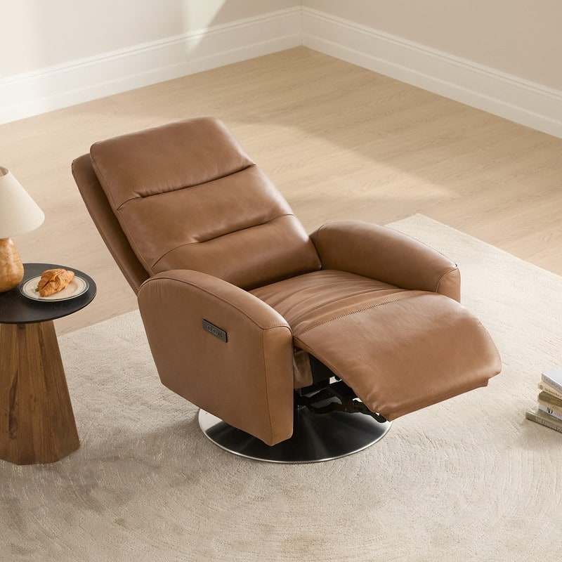 Mateo Dual Motor Power Swivel Recliner Lounge Chair