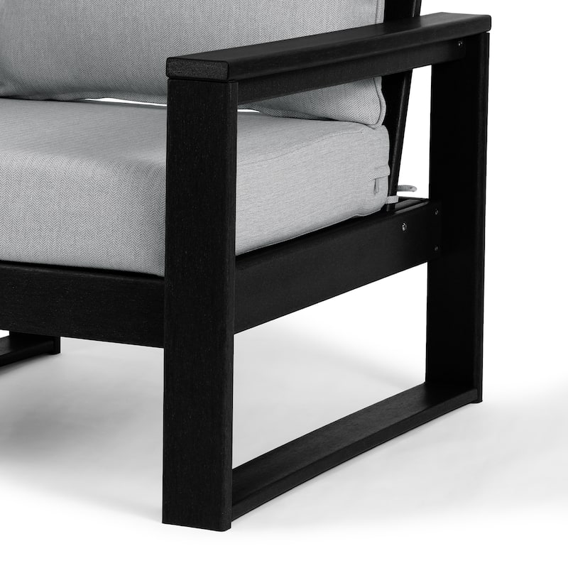 Endless Patio 5-Piece Deep Seating Set with Black Frame