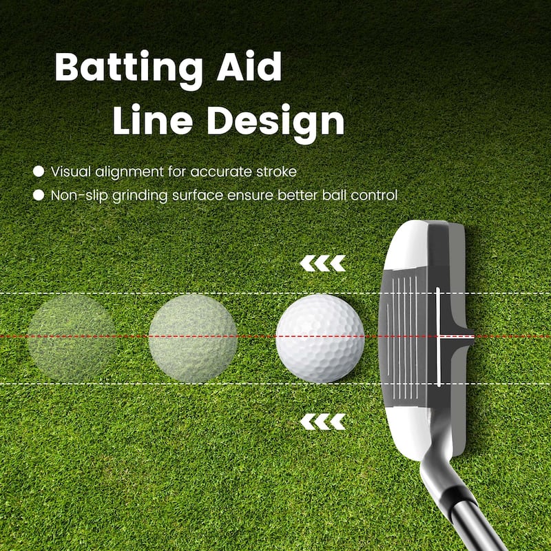Ultimate Golf Chipper Right-Handed Chipping Club Stainless Steel Head - See Details