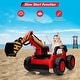 preview thumbnail 18 of 23, 12V Kids Ride On Excavator Digger Truck with Remote Control & Electric Digging Arm