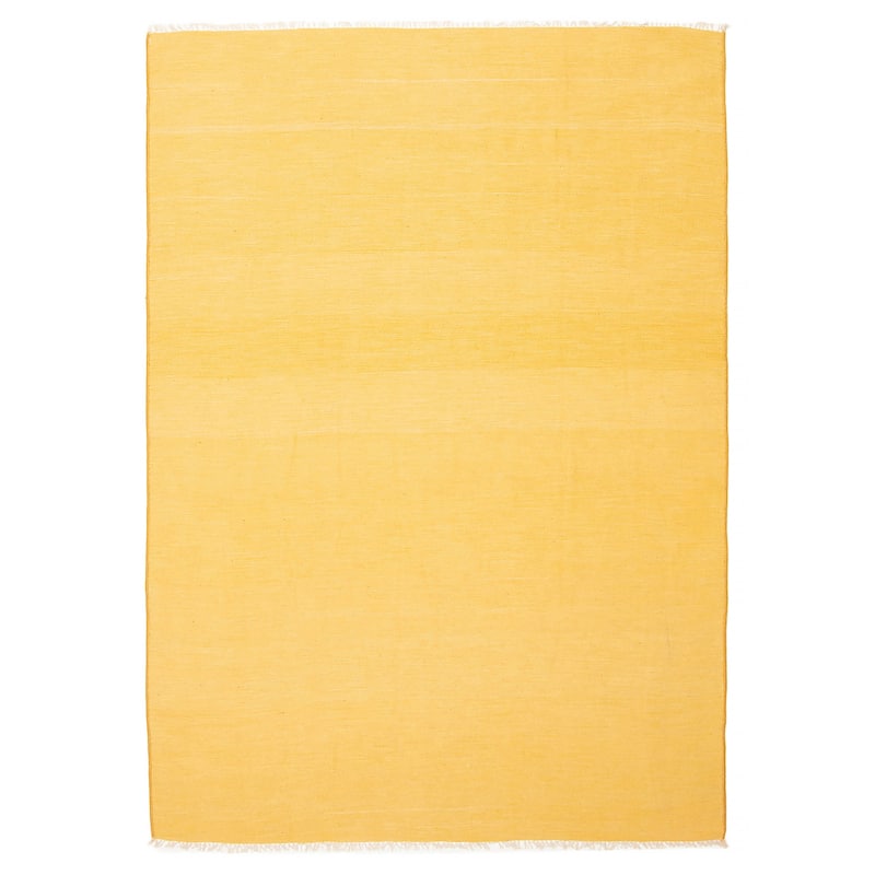Ankara FW Gold Kilim 5'9" x 8'1" - 5'9 x 8'1 - Dark Gold - 5'9 x 8'1
