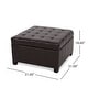 preview thumbnail 44 of 51, Veronica Contemporary Tufted Leather Storage Ottoman by Christopher Knight Home