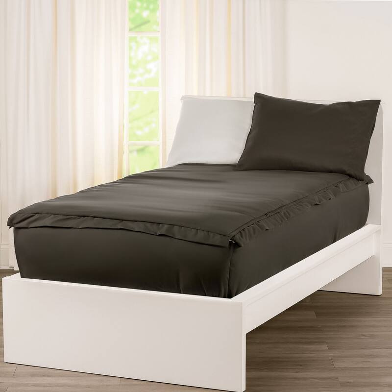 Siscovers Pewter Bunkie Deluxe Zipper Bedding Set