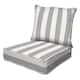 Option Cabana Stripe Stone Grey