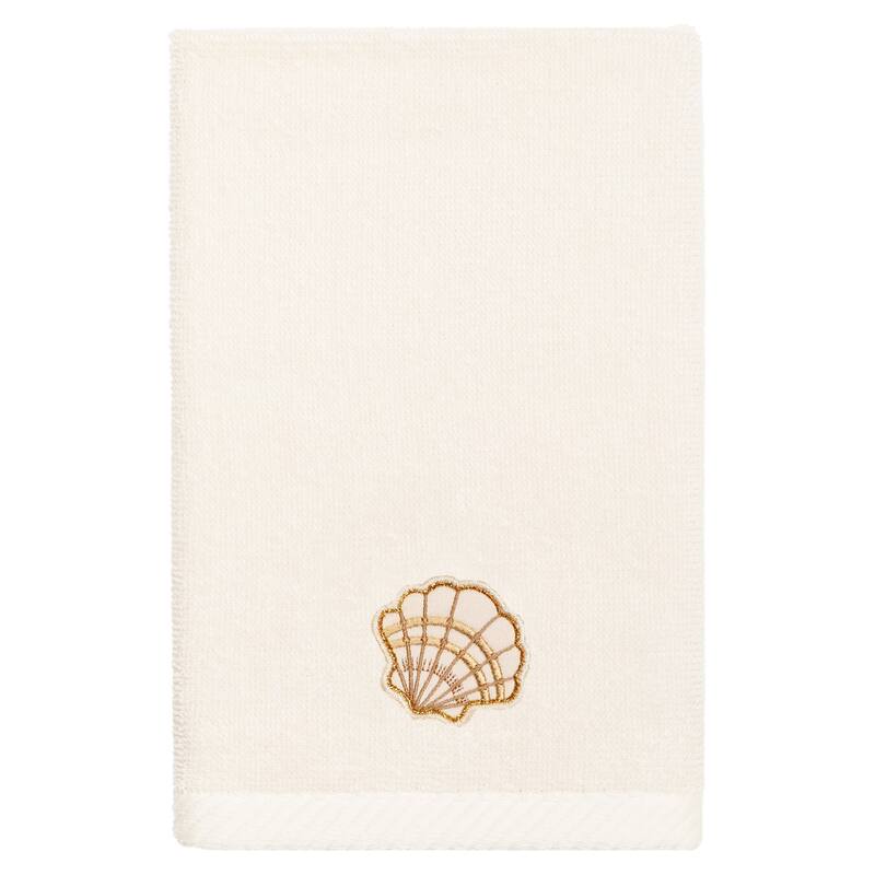 Authentic Hotel and Spa Shell Row Fingertip Towel Set