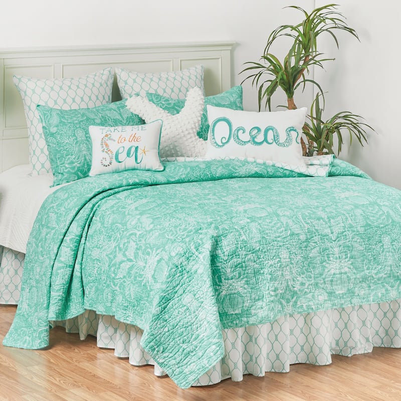 Octi Ocean 14 x 22 Decorative Accent Throw Pillow