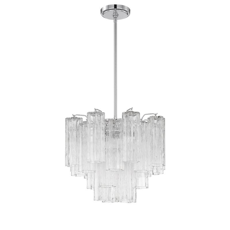 Addis 4 Light Polished Chrome Chandelier - 17.75"W x 13.75"H x 17.75"D
