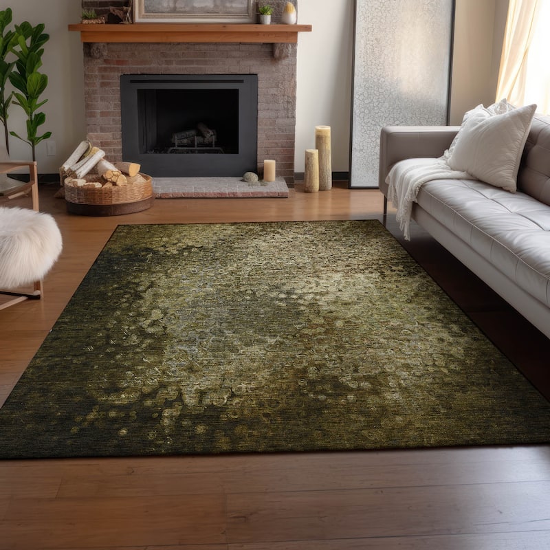 Premium Washable Super Soft Solid Imprints Mayfield Rug