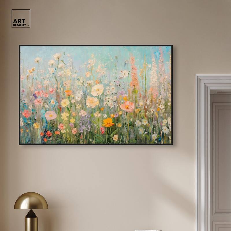 Soft Focus Flora II Canvas by Art Remedy