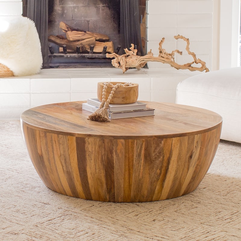 Poly & Bark Goa Mango Wood Coffee Table - Natural